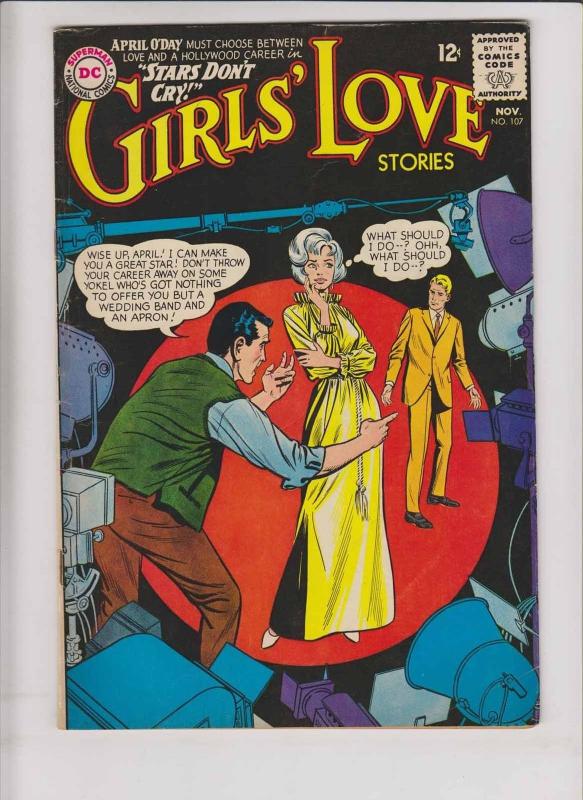 Girls' Love Stories #107 FN november 1964 - april o'day - silver age romance DC