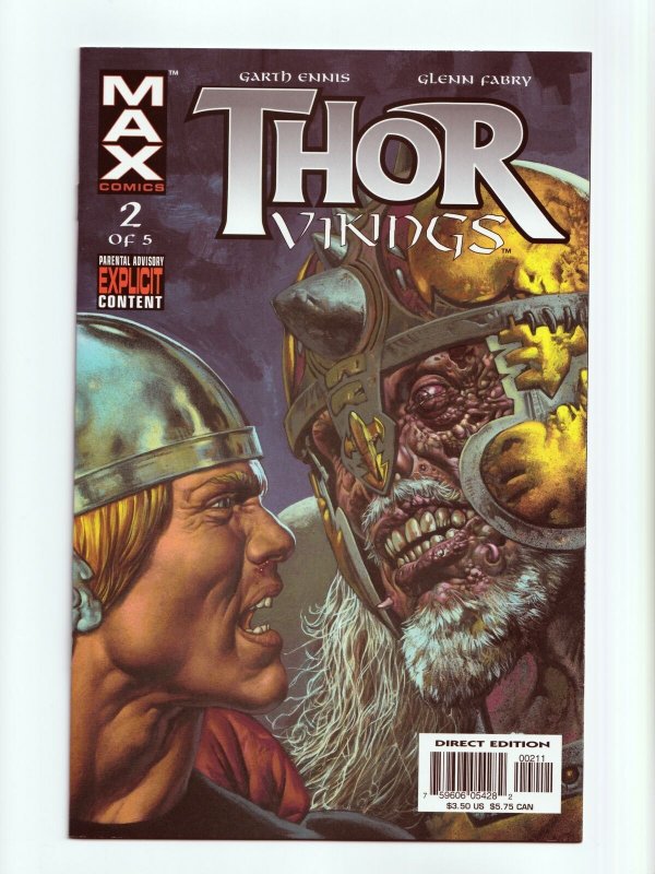 Thor Vikings 1 - 5 Complete Set Marvel MAX Comics 2003 Series NM+