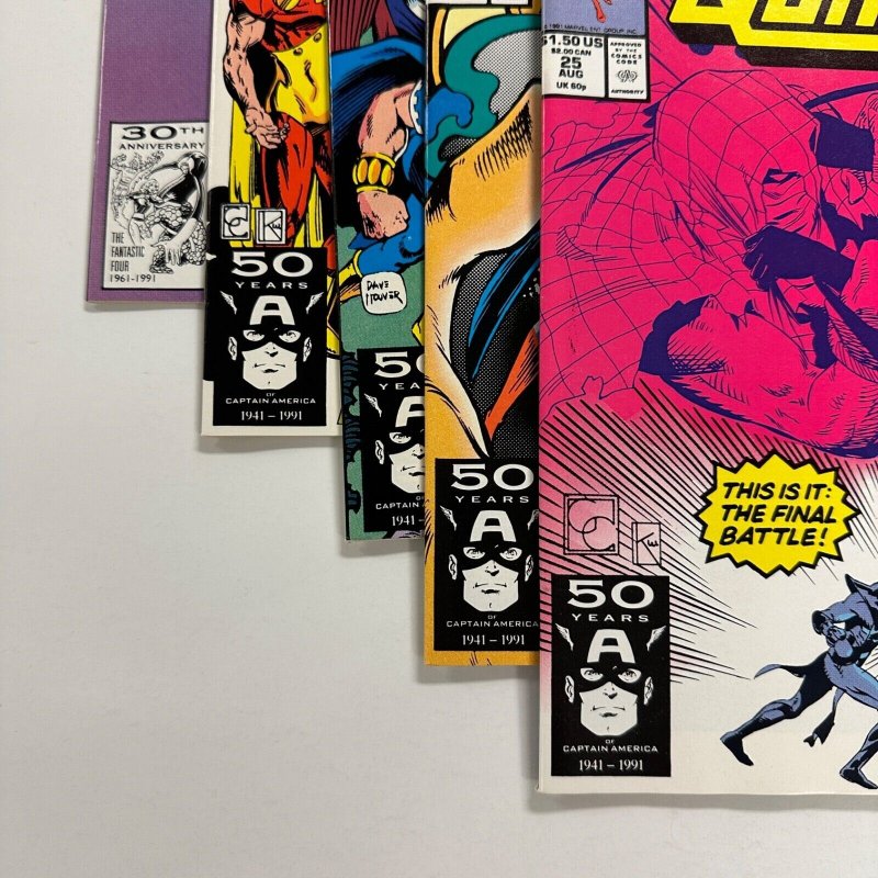 5 Quasar Marvel Comic Books # 25 26 27 28 29  Hulk Thor Avengers  39 CT1