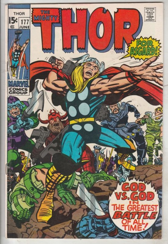 Thor, the Mighty #177 (Jun-70) VF/NM High-Grade Thor