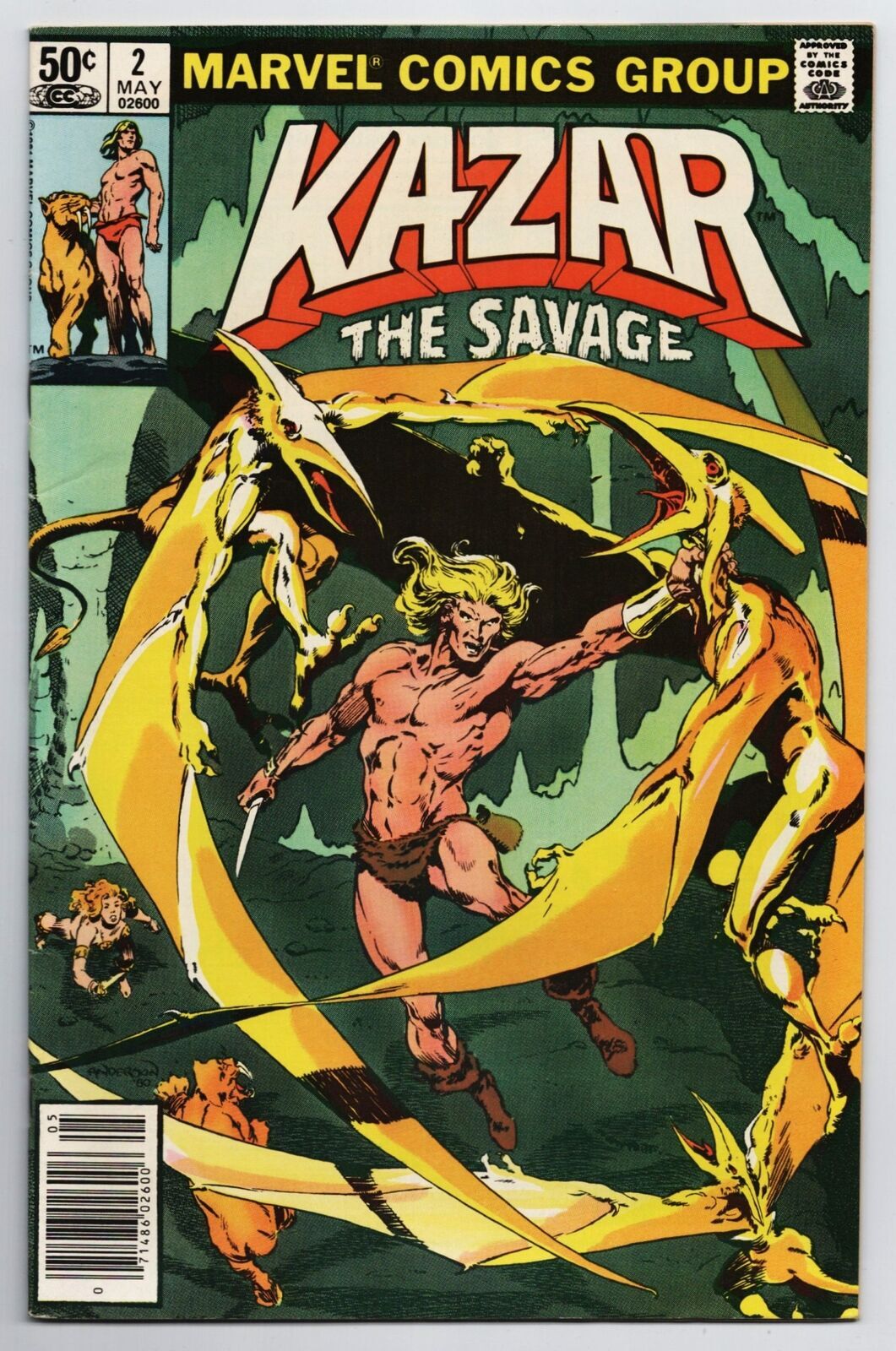 Ka Zar The Savage 2 Shanna The She Devil Marvel 1981 Vgfn Comic Books Bronze Age 