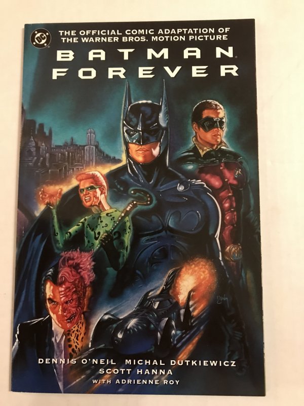 Batman Forever #1 : DC 1995 NM; Official Movie Adaptation, Riddler, Two-Face