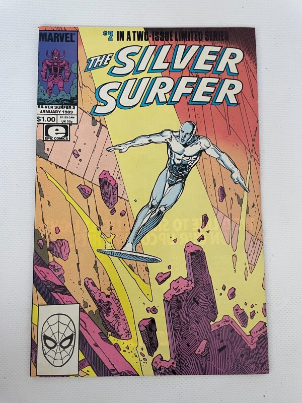 The Silver Surfer # 2 NM Marvel Comic Book Epic Galactus Fantastic Four 6 J256