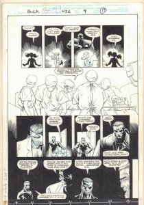 Incredible Hulk #426 p.14 - Hospital Scene - 1995 art by Liam Sharp