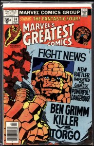 Marvel's Greatest Comics #74 (1977) Fantastic Four