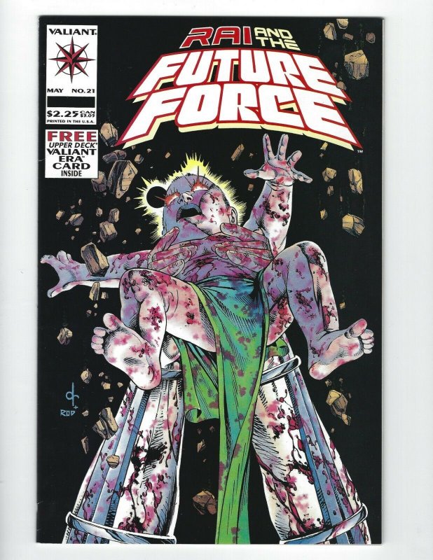 Rai and the Future Force 21 22 23 LOT Valiant comic. #21 FN. 22 FN/VF .23 VF/NM