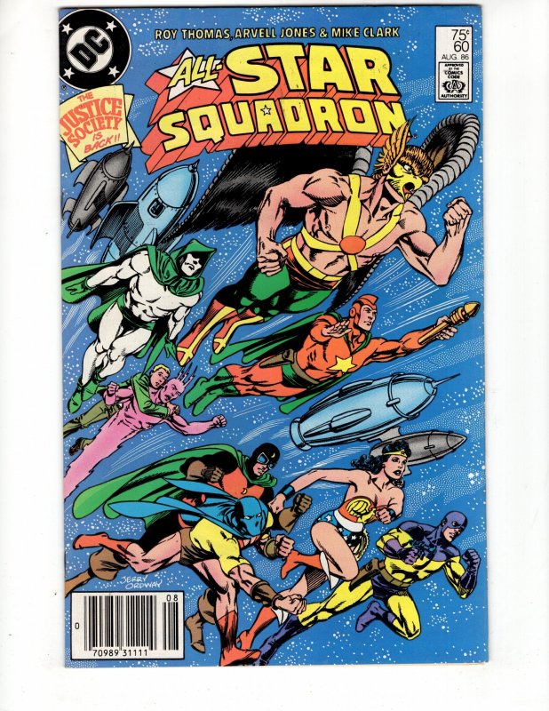 All-Star Squadron #60 THE JUSTICE SOCIETY IS BACK !!!