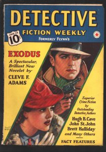 Detective Fiction Weekly 1/13/1940-Mike Shayne Story by Brett Halliday-Pt 2 o...