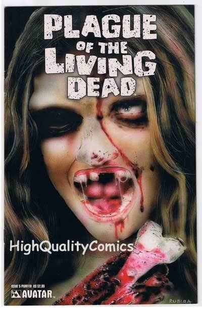 PLAGUE of the LIVING DEAD #5, VF, Zombies, Painted, 2007, more Horror in store