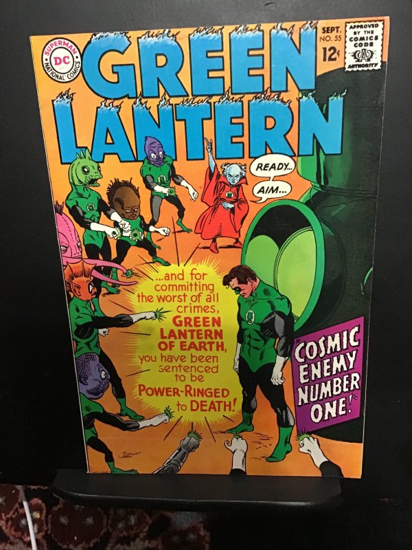 Green Lantern #55 (1967) High-grade Green Lantern Corps cover! VF/NM Wow!