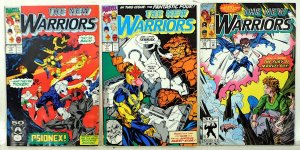 New Warriors Lot 3 #15, 17, 20 1991 Marvel Nova Thrasher Thing Comics