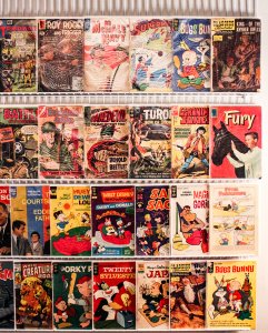 Big Lot of 50 Low Grade Reader Comics - Mostly Silver Age! *See Description
