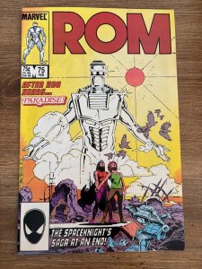 Rom # 75 NM Marvel Comic Book Final Issue Space Knight 24 J269