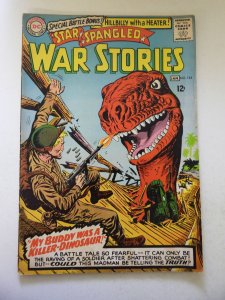 Star Spangled War Stories #124 (1966) VG Condition moisture stains