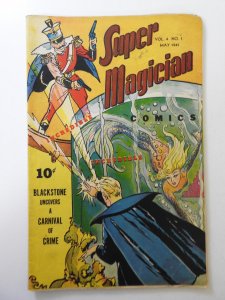 Super-Magician Comics #37 (1945) VG- Condition!