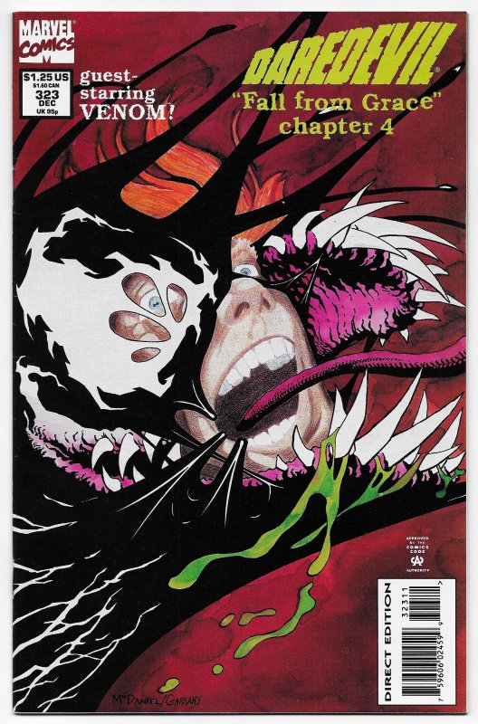 Daredevil #323 Fall From Grace | Venom (1993) ITC281