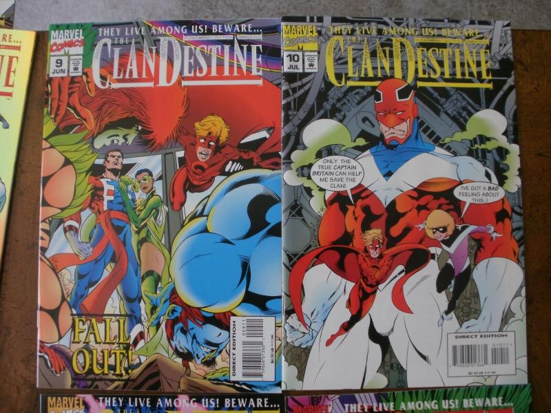 6 MARVEL Comic Book: THE CLAN DESTINE #1 (FOIL COVER) #8 #9 #10 #11 #12