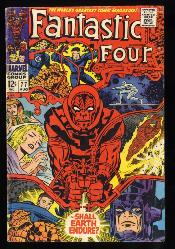 Fantastic Four #77 VG 4.0 Silver Surfer Galactus!