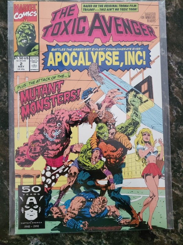 Toxic Avenger #1 and 2 Marvel (91) NM+ or Better