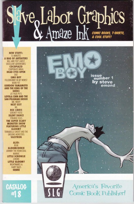 Slave Labor Graphics Catalog #18 FN ; Slave Labor | Emo Boy