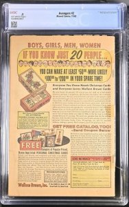 AVENGERS #2 CGC .5 1ST SPACE PHANTOM GIANT-MAN HULK LEAVES AVENGERS JACK KIRBY