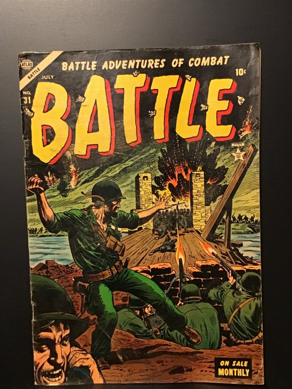 Battle #31 (1954) G/VG 3.0 Russ Heath cover