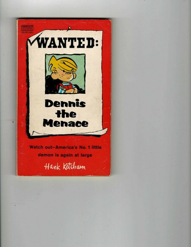 5 Dennis the Menace Books Wanted Household Hurricane Busybody American + JK17