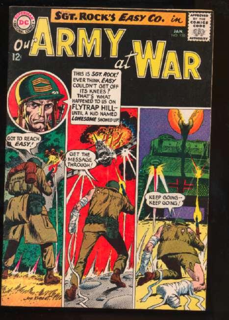 Our Army at War (1952 series) #150, VF- (Actual scan)