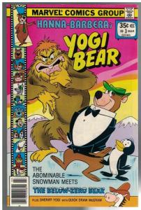 YOGI BEAR (1977 MARVEL) 3 VF+ Mar. 1978