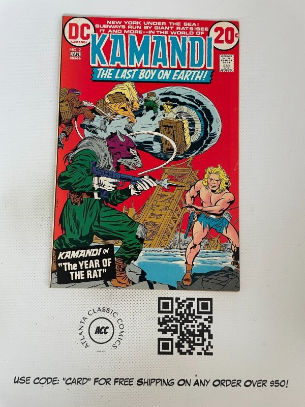 Kamandi # 2 VF-NM DC Comic Book Bronze Age Jack Kirby Series Art 17 SM12