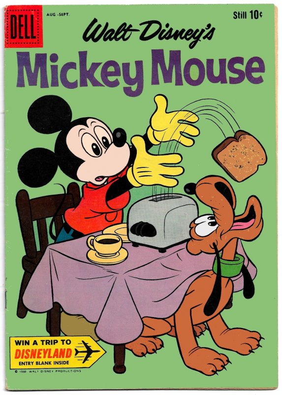 MICKEY MOUSE #73 (Aug 1960) * Dell Comics * 6.0 FN  • All Paul Murry!