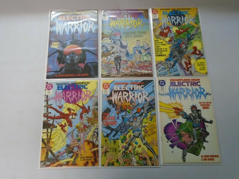 Electric Warrior set #1-18 8.0 VF (1986)