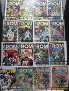 ROM SPACEKNIGHT MEGA-COLLECTION! 65 ISSUES! VG-F or better! Mantlo/Buscema/Ditko