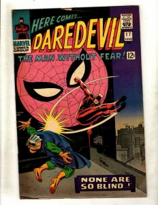 Daredevil # 17 FN- Marvel Comic Book Silver Age Stan Lee Spider-Man Foggy NE1