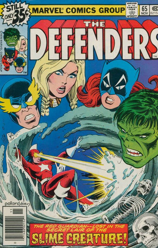 Defenders, The #65 FN ; Marvel | November 1978 Female Red Guardian