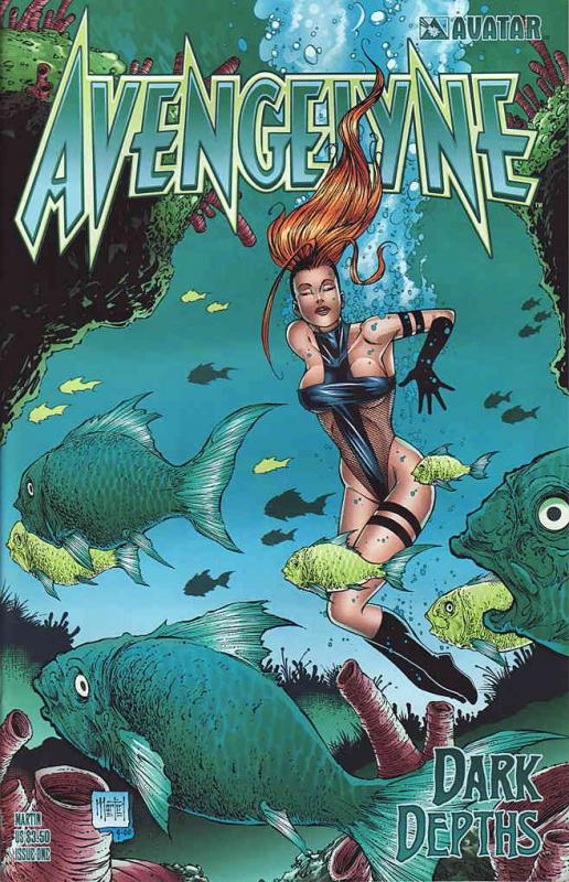 Avengelyne: Dark Depths #1A VF/NM ; Avatar | Matt Martin Variant Underwater Cove