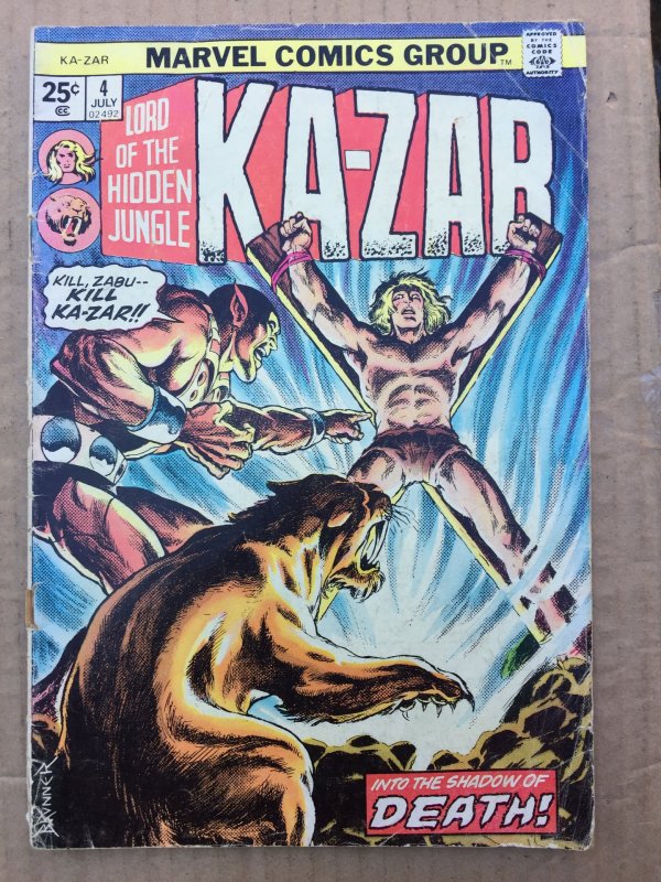 Ka-Zar #4 (1974)