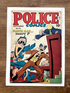 Police Comics # 94 VG Quality Comic Book Plastic Man Golden Age 1949 15 J839