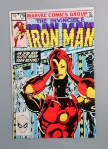 Iron Man #170, NM- James Rhodes is Iron Man Marvel Comics 1983 JR1