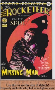 PACIFIC PRESENTS #2 (Apr 1983) VF+ 8.5, white! Dave Stevens Rocketeer!