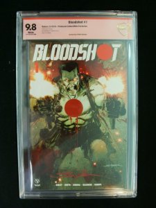 Bloodshot #1 Prideland Collectibles Variant Graded CBCS 9.8 Signed Sayger