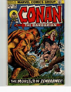 Conan the Barbarian #28 (1973) Conan