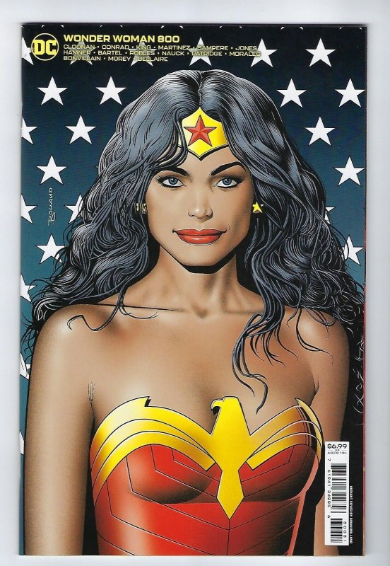 WONDER WOMAN #800 (2023) CVR B BRIAN BOLLAND CARD STOCK VAR CLEAN NM