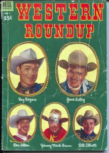 Western Roundup #2  1953 - Dell  -G - Comic Book