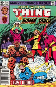 Marvel Two-in-One #89 (1982) The Thing