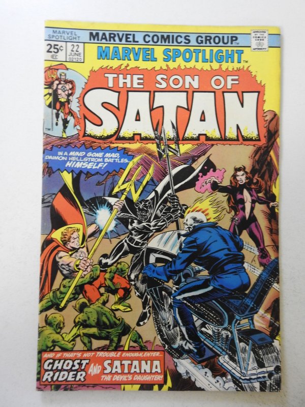 Marvel Spotlight #22 (1975) VG/FN Condition! moisture stain