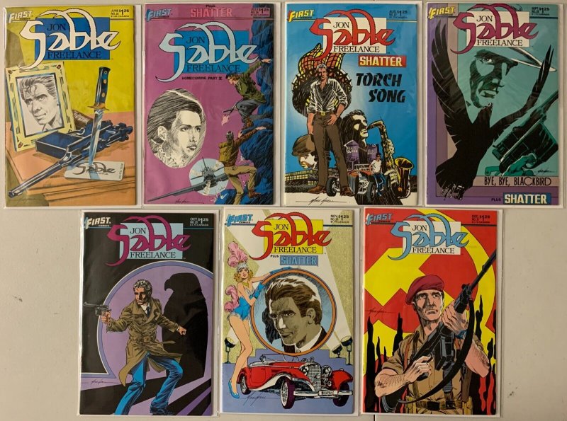 Jon Sable Freelance lot #1-31 Part 1 First Pub 31 pieces average 6.0 (1983-'85)