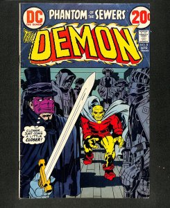 Demon #8 Phantom of the Sewers ! Jack Kirby Cover Art !