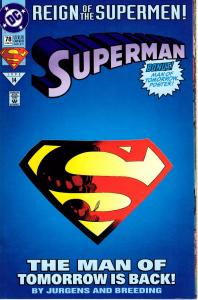 Lot Of 8 Superman DC Comic Book #74 76 78 78 81 82 122 123 J196