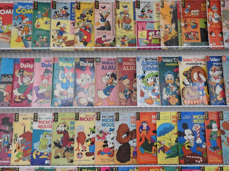 Huge Lot of 160+ Comics W/ Donald Duck, Mickey Mouse, Bugs Bunny + More!